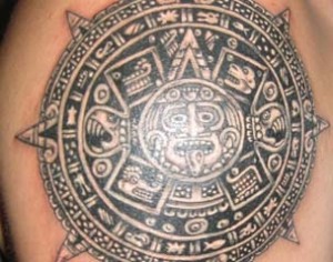aztec calendar tattoo1