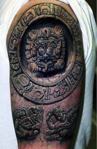 aztec tattoo for shoulder1